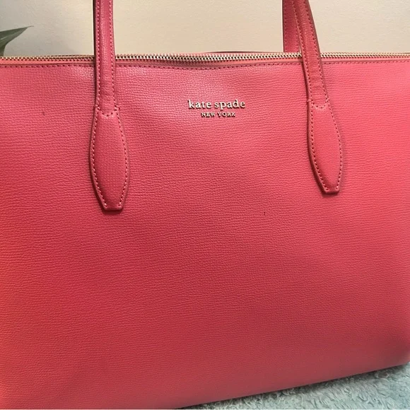 Kate Spade Pink Tote Bag Large - Picture 3 of 6